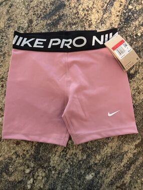 Nike Pros Pink Girls 4”